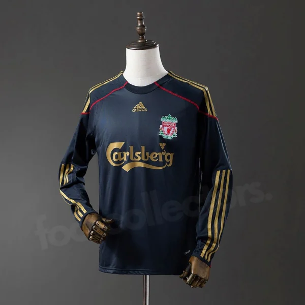 Liverpool Away Shirt 2009-2010 Long Sleeve
