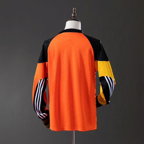 Maillot Liverpool Gardien 1995-1996 Jaune/Orange Manches Longues