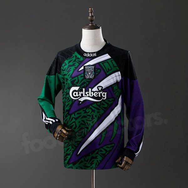 Maillot Liverpool Gardien 1995-1996 Manches Longues