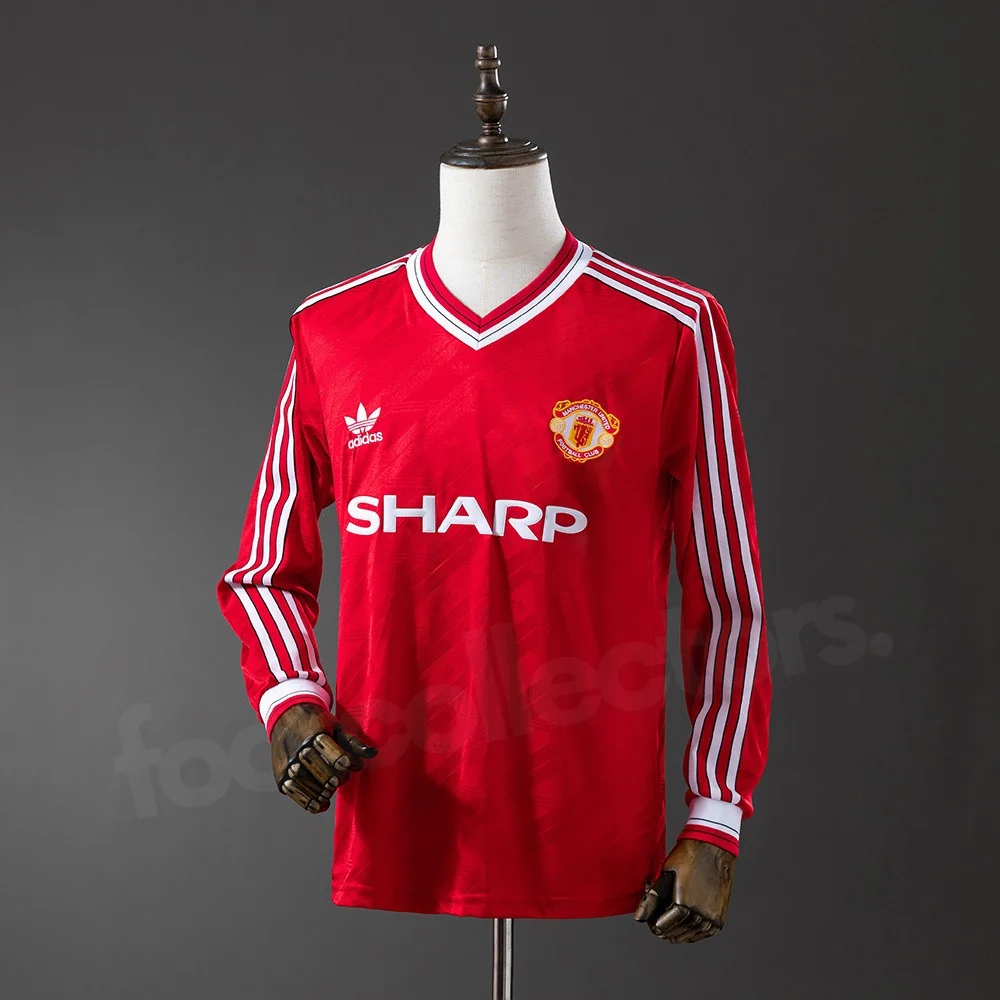Maillot Manchester United Domicile 1986-1988 Manches Longues (1)