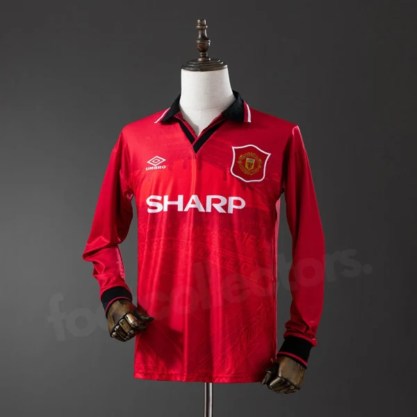 Maillot Manchester United Domicile 1994-1996 Manches Longues