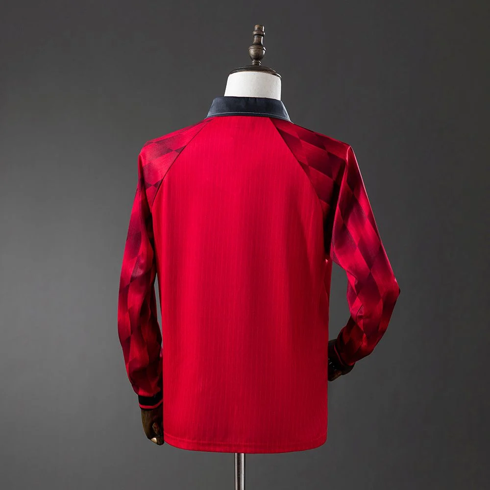 Maillot Manchester United Domicile 1996 Manches Longues (2)