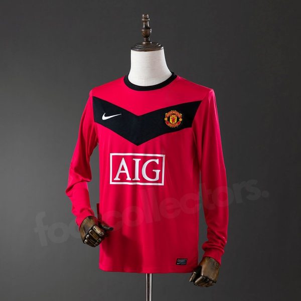 Maillot Manchester United Domicile 2010 Manches Longues