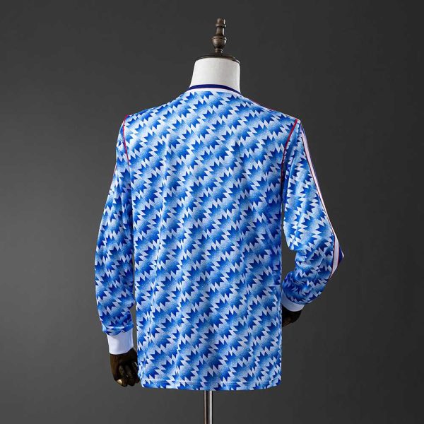 Maillot Manchester United Exterieur 1990-1992 Manches Longues