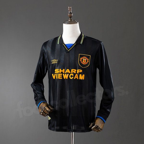 Maillot Manchester United Exterieur 1993-1995 Manches Longues