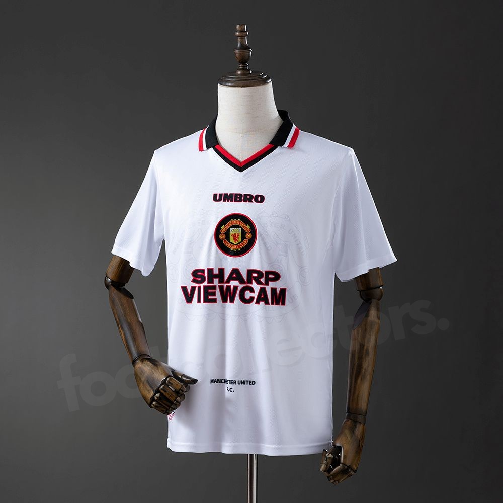 Maillot Manchester United Exterieur 1996-1997 Blanc (1)