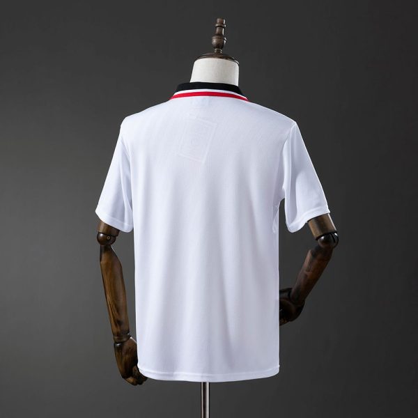 Maillot Manchester United Exterieur 1996-1997 Blanc