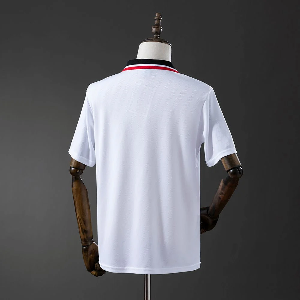 Maillot Manchester United Exterieur 1996-1997 Blanc (2)