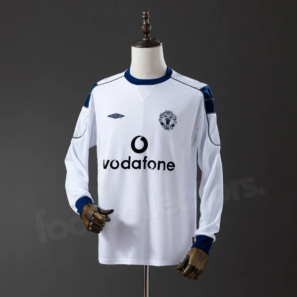 Camiseta de visitante del Manchester United 2000-2001, manga larga