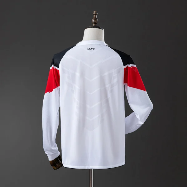 Maillot Manchester United Exterieur 1998-1999 Manches Longues Champions League
