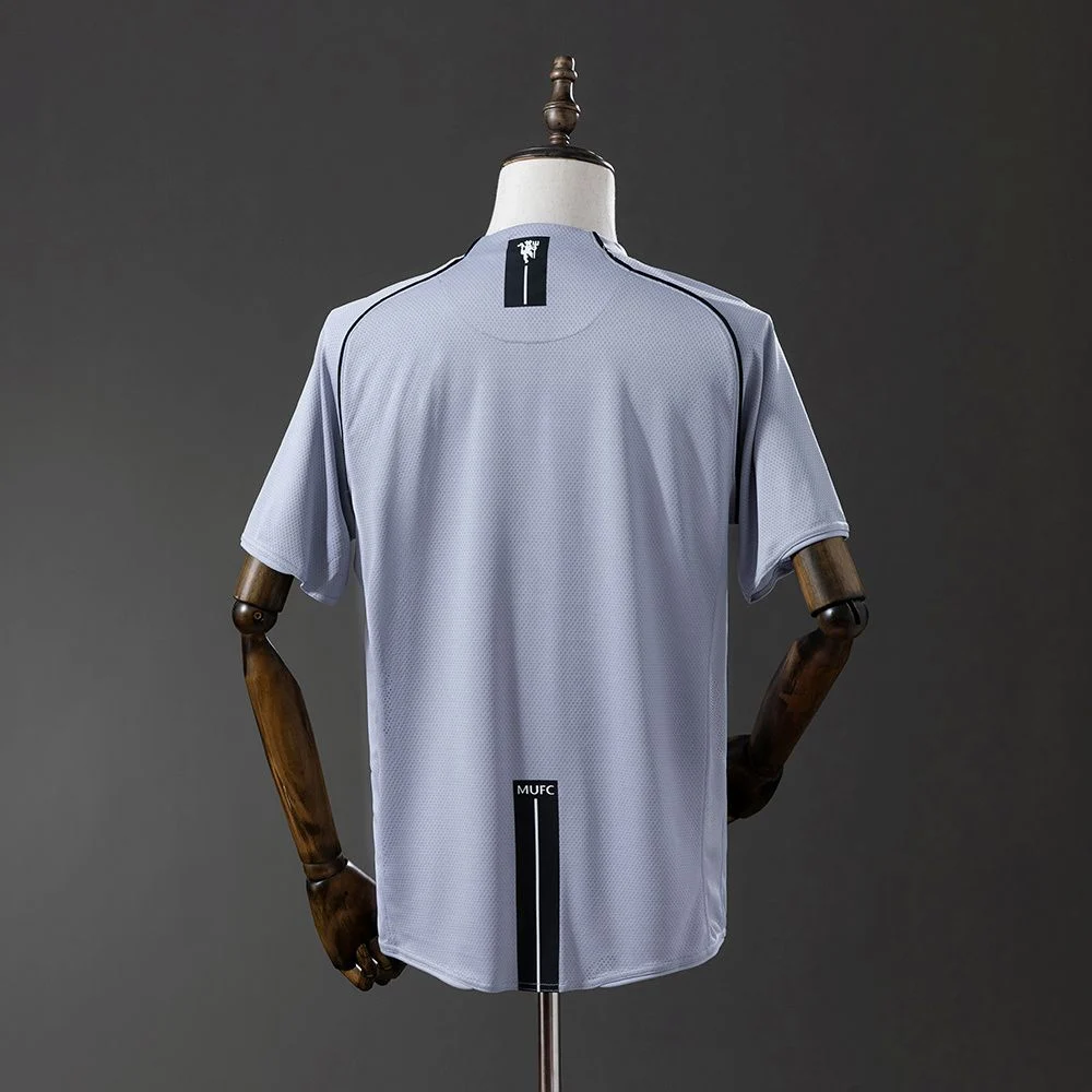 Maillot Manchester United Gardien 2007-2008 Gris (2)