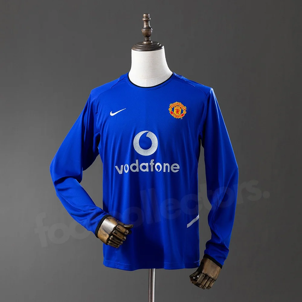 Maillot Manchester United Third 2002-2003 Manches Longues (1)