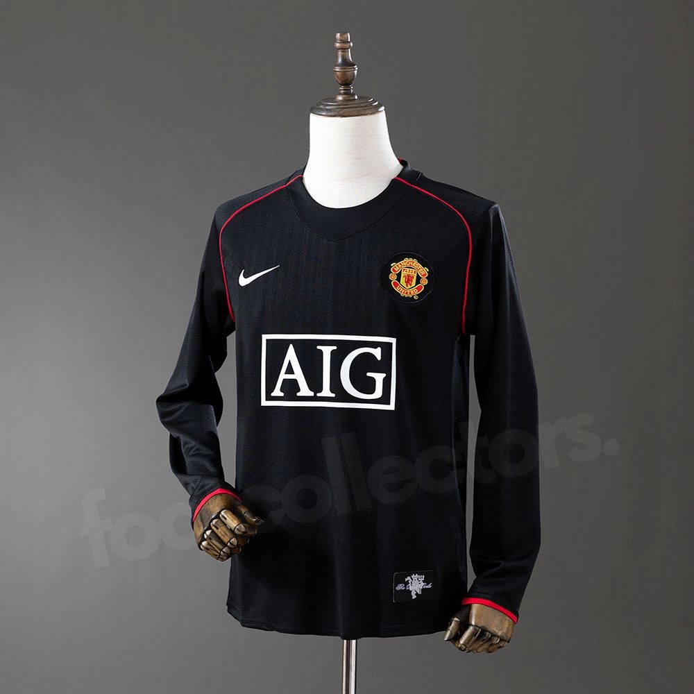 Maillot Manchester United Third FC 2007-2008 Manches Longues (2)