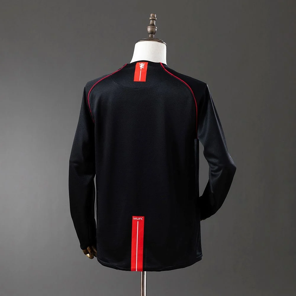 Maillot Manchester United Third FC 2007-2008 Manches Longues (2)