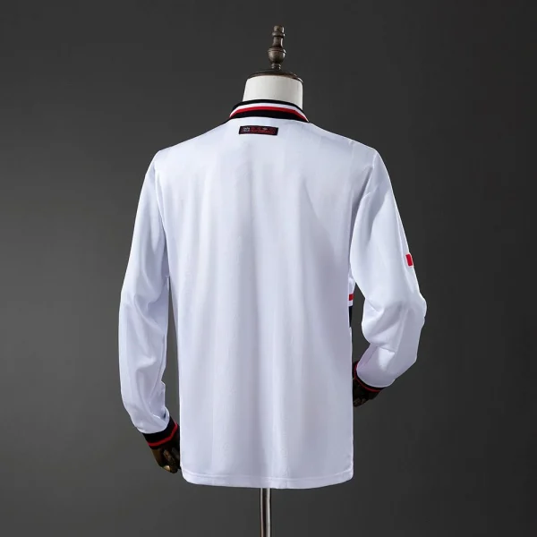 Maillot Manchester United Exterieur 1998-1999  Manches Longues