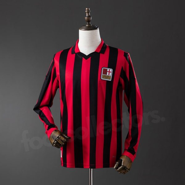 Maillot Milan AC 125 ans Manches Longues