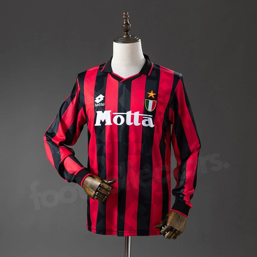 AC Milan Home Shirt 1993-1994 Long Sleeves (1)