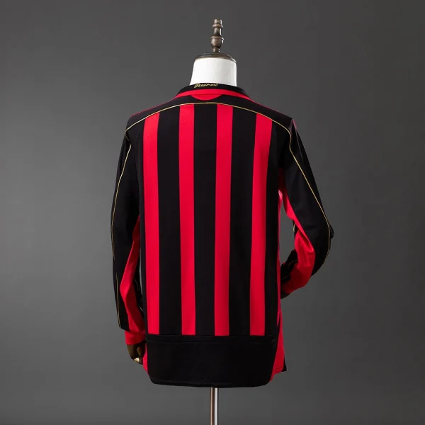 Maillot Milan AC Domicile 2006-2007 Manches Longues