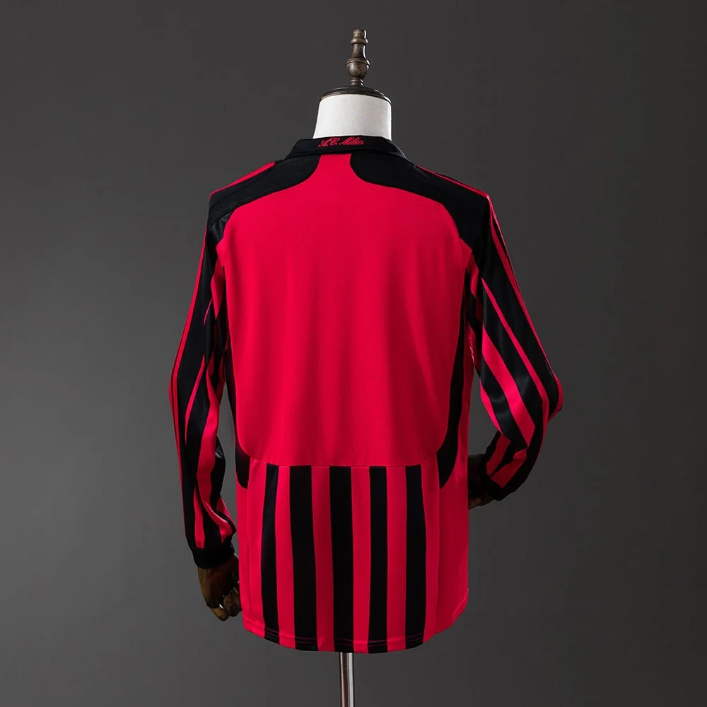 Maillot Milan AC Domicile 2007-2008 Manches Longues (2)