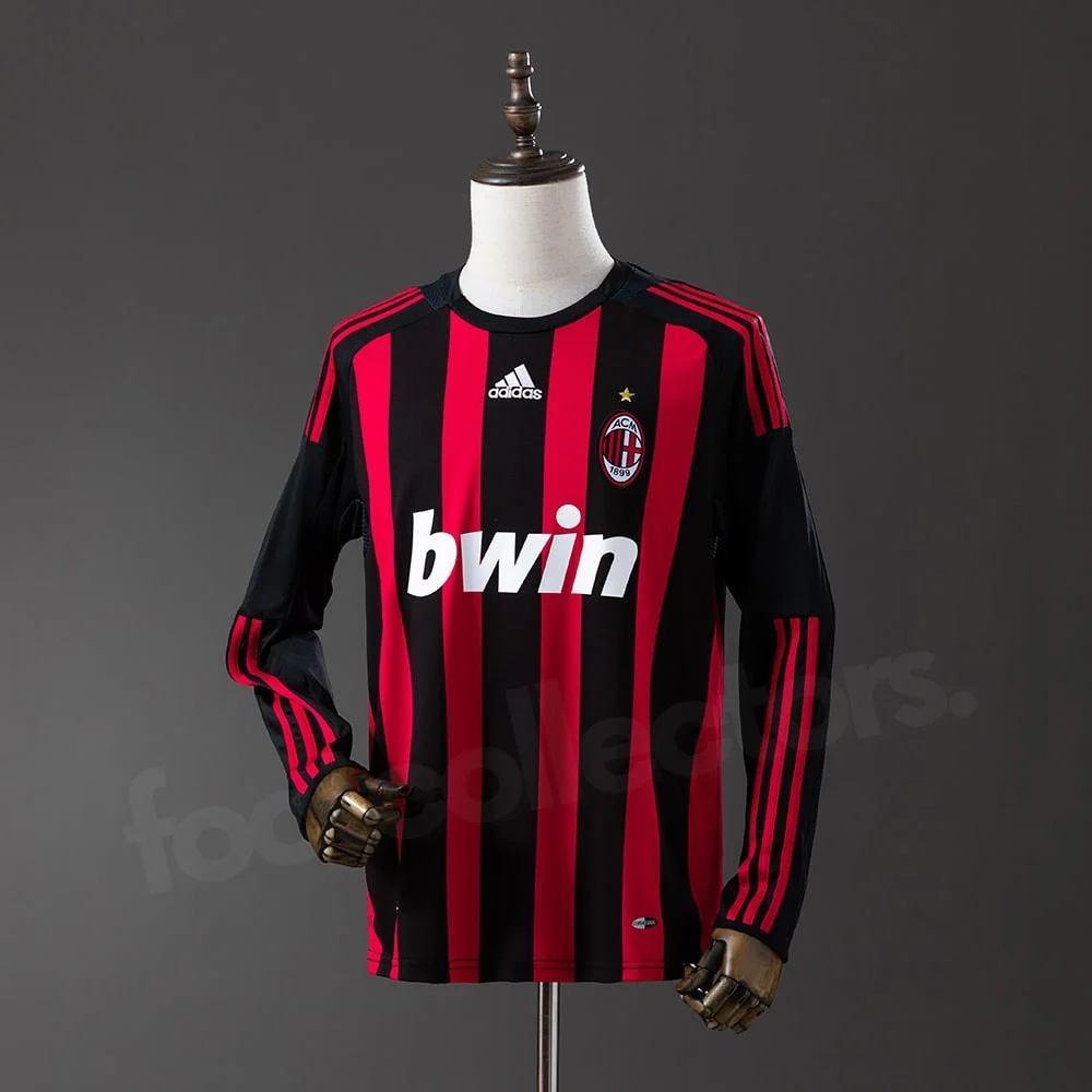 Maillot Milan AC Domicile 2008-2009 Manches Longues (1)