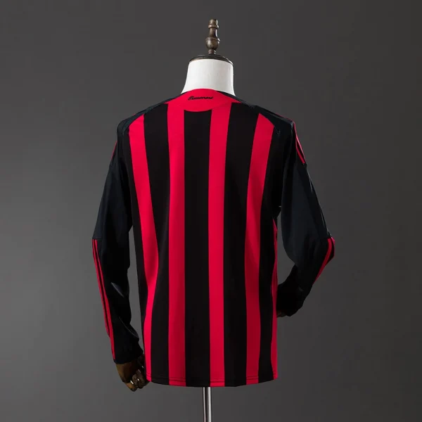 Maillot Milan AC Domicile 2008-2009 Manches Longues
