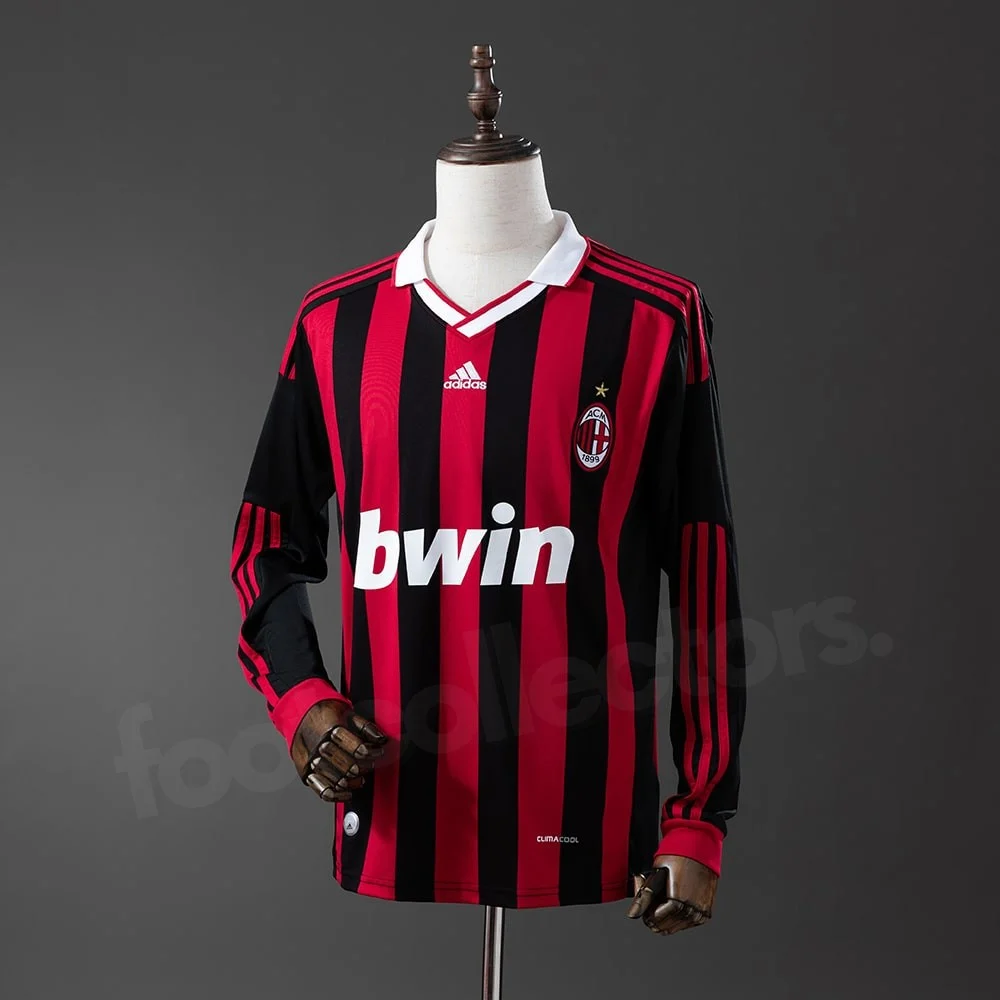 Maillot Milan AC Domicile 2009-2010 Manches Longues (1)