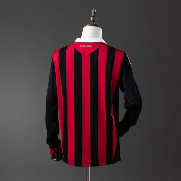 Maillot Milan AC Domicile 2009-2010 Manches Longues