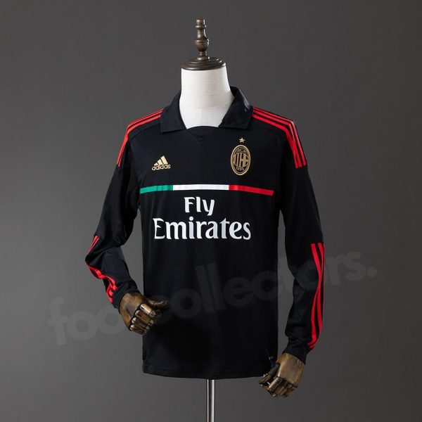Maillot Milan AC Third 2011-2012 Manches Longues