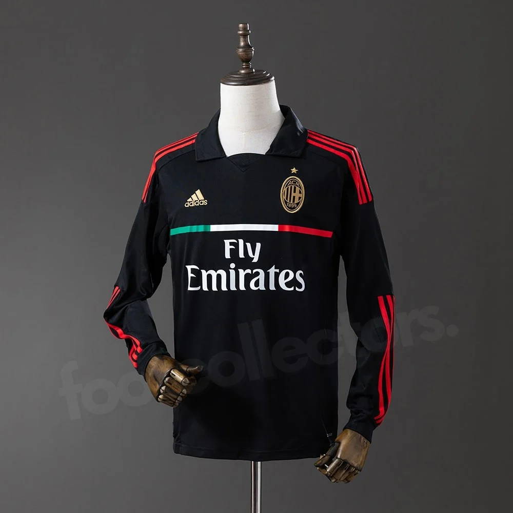 Maillot Milan AC Third 2011-2012 Manches Longues (1)