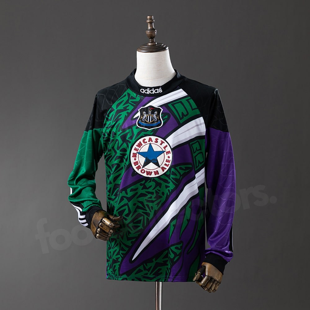 Maillot Newcastle Gardien 1995-1996 Manches Longues Vert