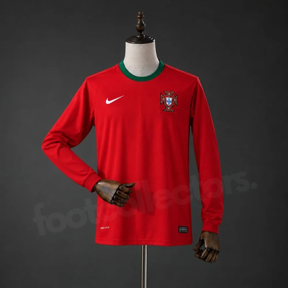Maillot Portugal Domicile 2012 Manches Longues (1)