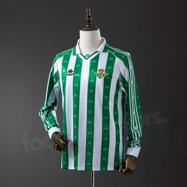 Maillot Real Betis Domicile 1995-1997 Manches Longues