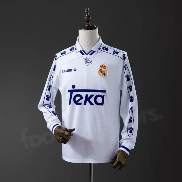 Maillot Real Madrid Domicile 1994-1996 Manches Longues