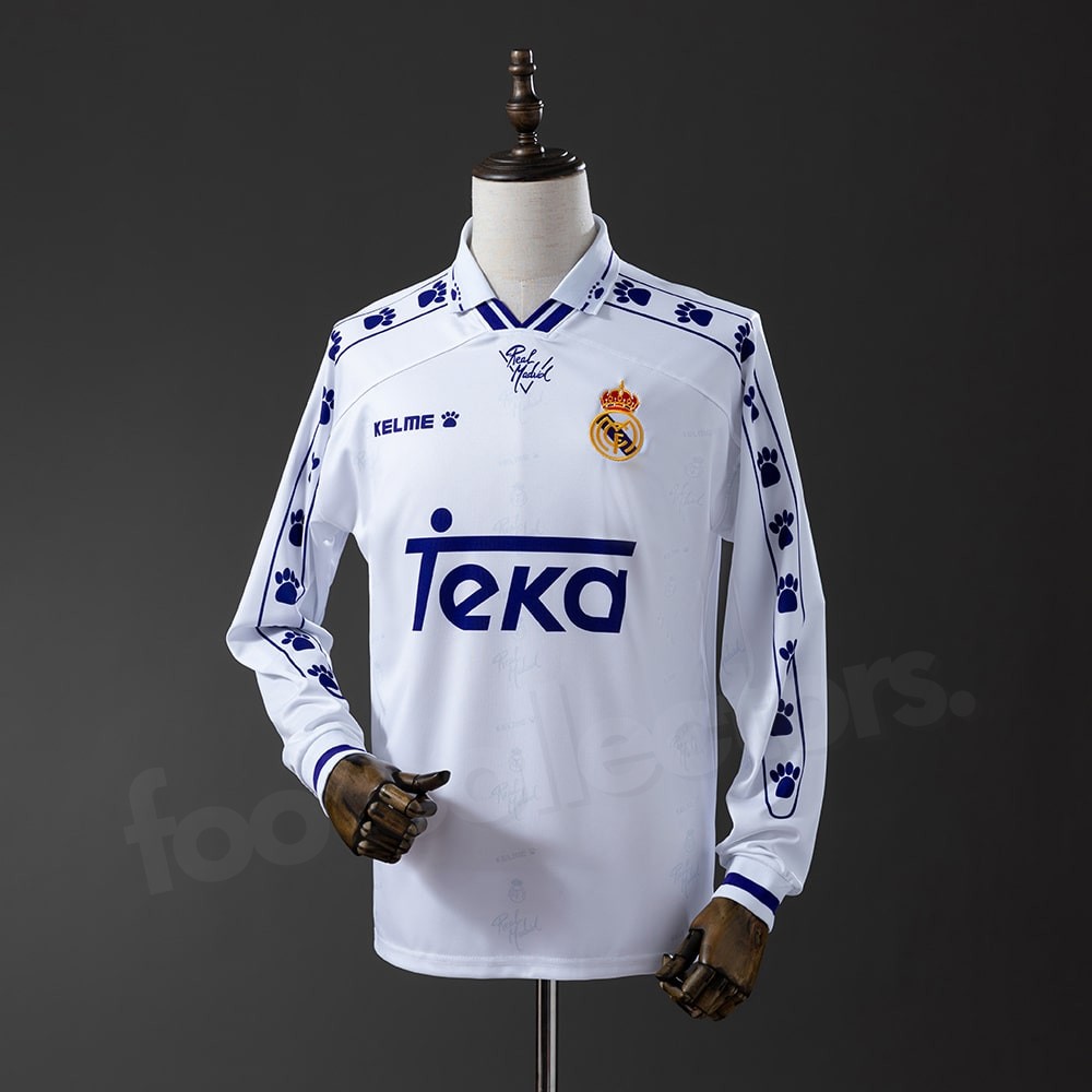 Maillot Real Madrid Domicile 1994-1996 Manches Longues
