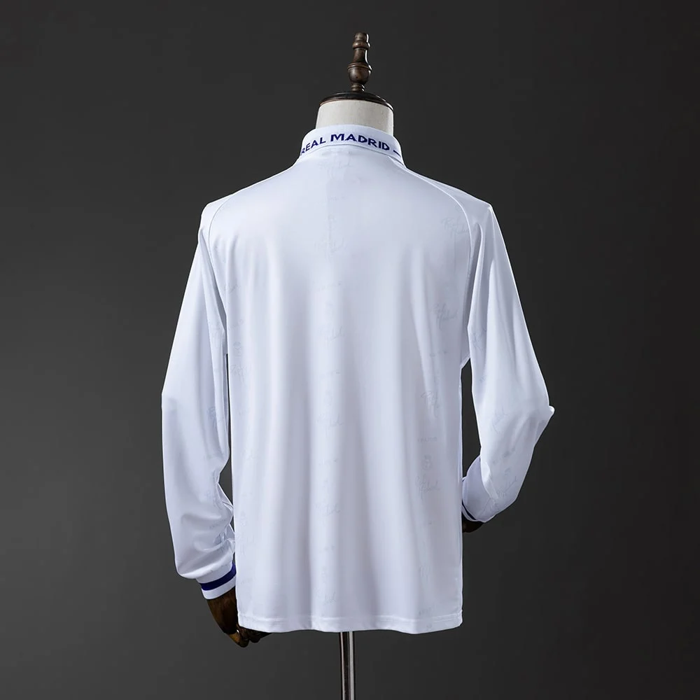 Real Madrid Home Jersey 1994-1996 Long Sleeve