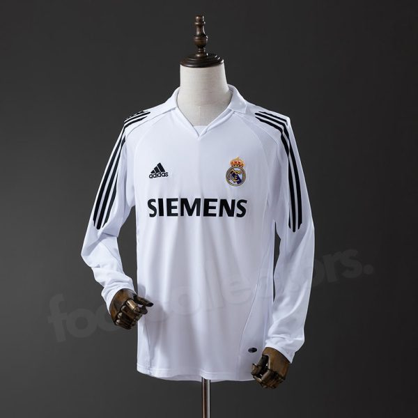 Maillot Real Madrid Domicile 2005-2006 Manches Longues