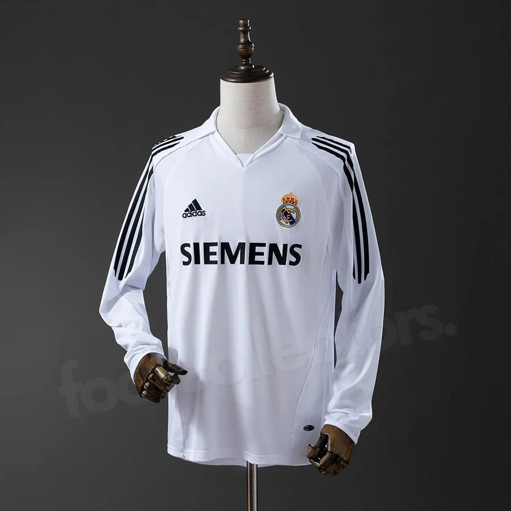 Maillot Real Madrid Domicile 2005-2006 Manches Longues