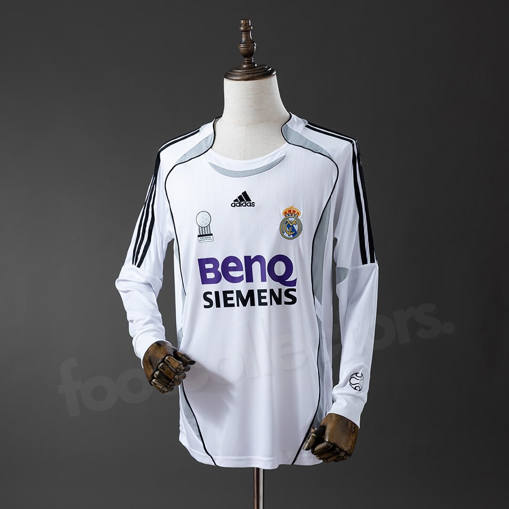 Maillot Real Madrid Domicile 2006-2007 Manches Longues