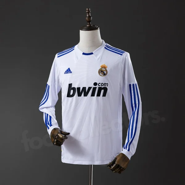 Maillot Real Madrid Domicile 2010-2011 Manches Longues