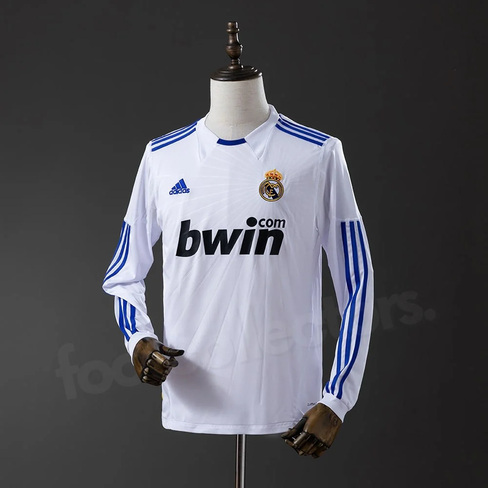 Maillot Real Madrid Domicile 2010-2011 Manches Longues