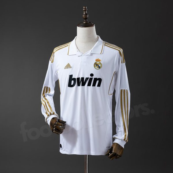 Maillot Real Madrid Domicile 2011-2012 Manches Longues