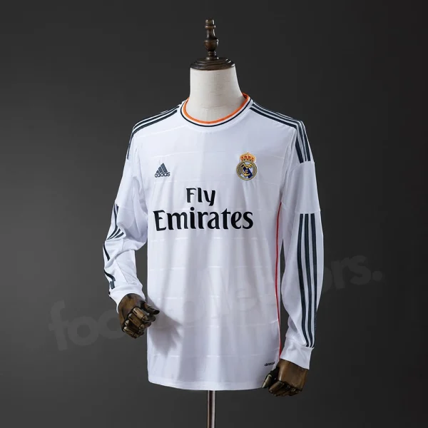 Real Madrid Home Jersey 2013-2014 Long Sleeve