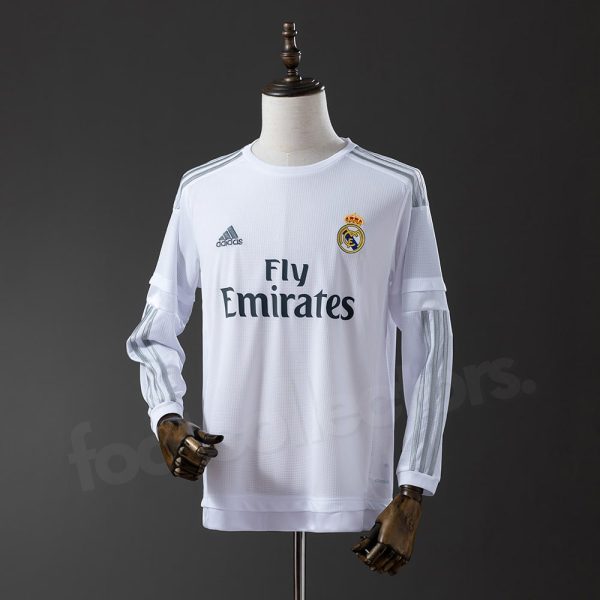 Maillot Real Madrid Domicile 2015-2016 Manches Longues