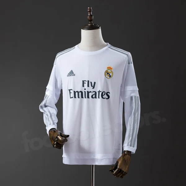 Maillot Real Madrid Domicile 2015-2016 Manches Longues