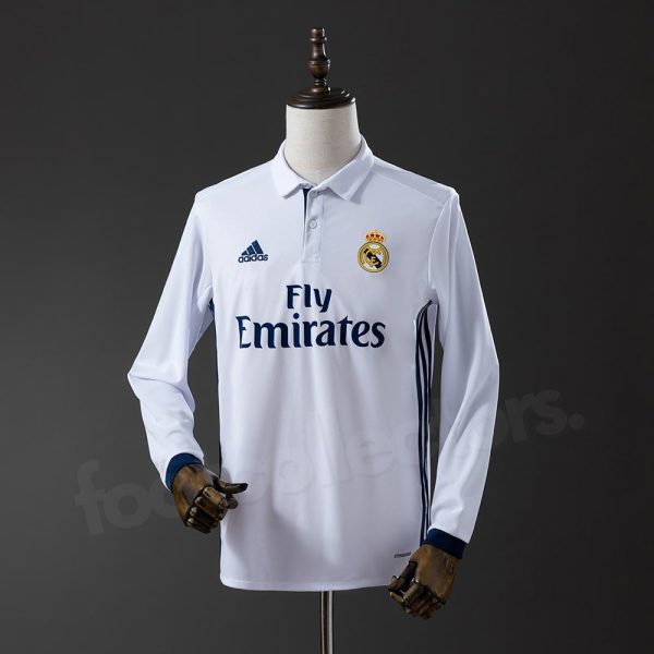 Maillot Real Madrid Domicile 2016-2017 Manches Longues