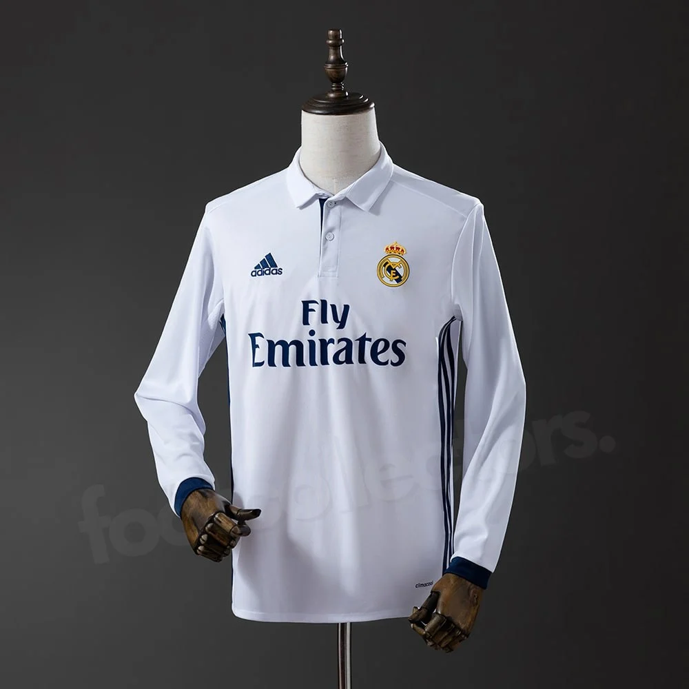 Maillot Real Madrid Domicile 2016-2017 Manches Longues