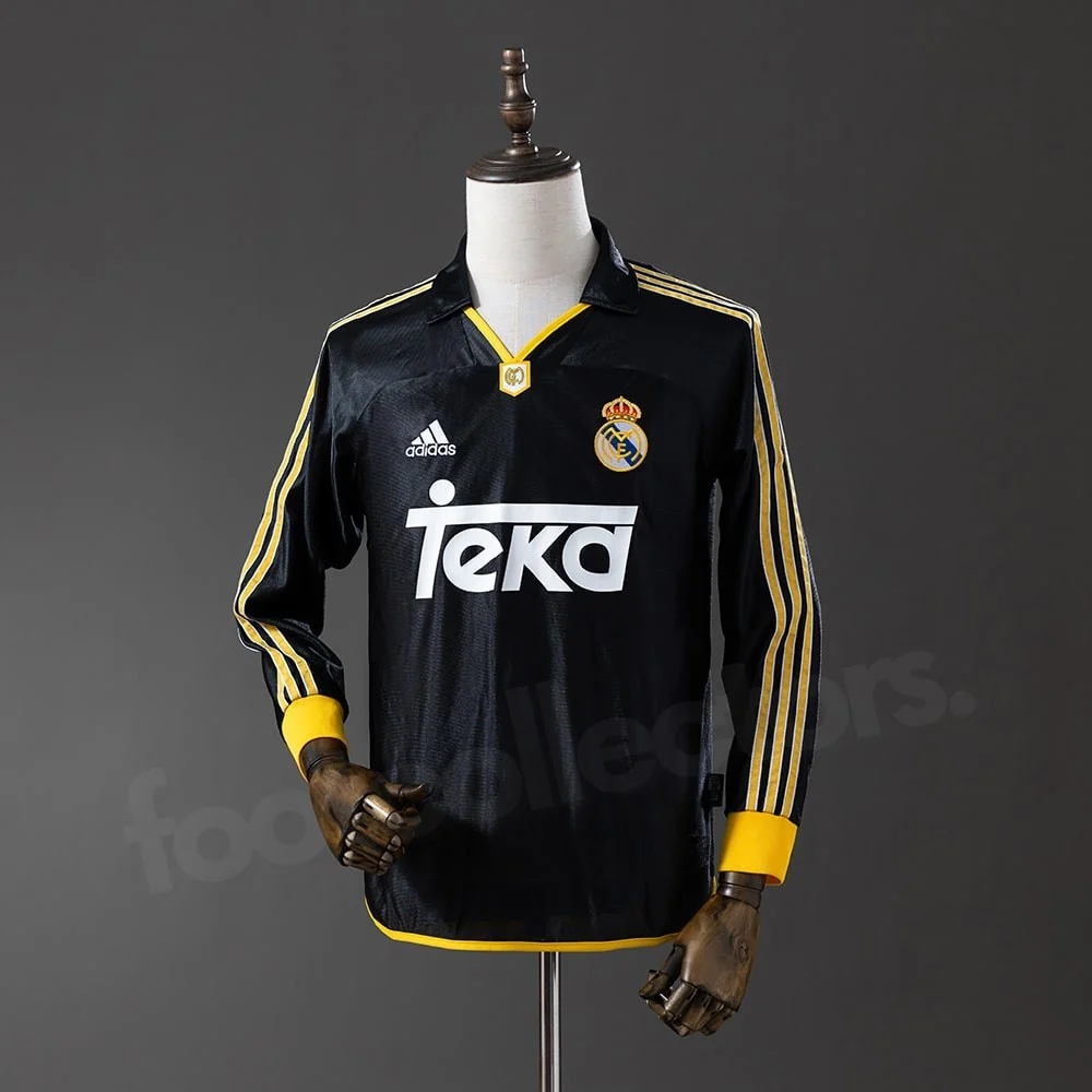 Maillot Real Madrid Exterieur 1998-2000 Manches Longues