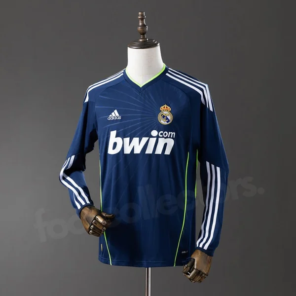 Maillot Real Madrid Exterieur 2010-2011 Manches Longues