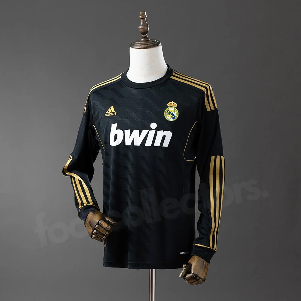 Maillot Real Madrid Exterieur 2011-2012 Manches Longues