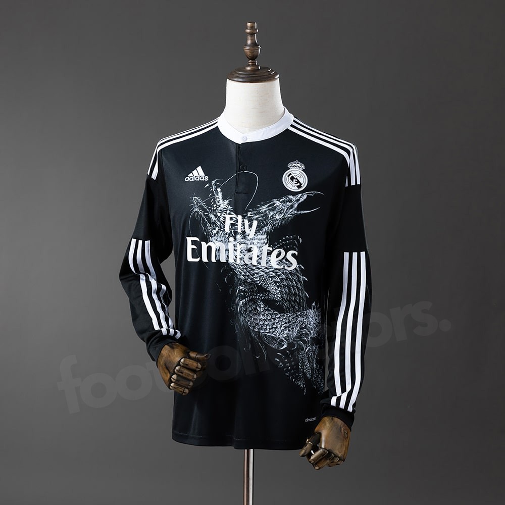 Maillot Real Madrid Exterieur 2014-2015 Manches Longues